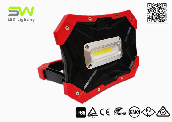 10W Prostokąt COB LED Przenośne zewnętrzne światła przeciwpowodziowe USB AC DC Akumulator